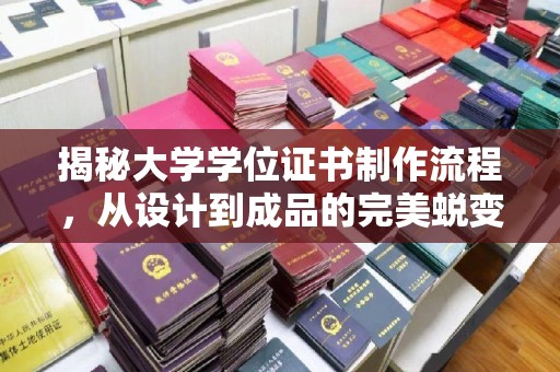 振安揭秘大学学位证书制作流程，从设计到成品的完美蜕变